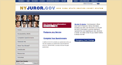 Desktop Screenshot of nyjuror.org