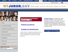 Tablet Screenshot of nyjuror.com